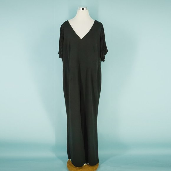 eliza j pleated sleeve jumpsuit